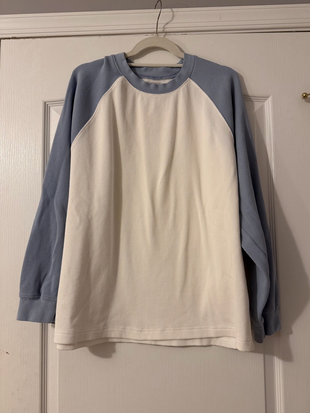 Daily Drills Oversized Raglan Thermal Mist